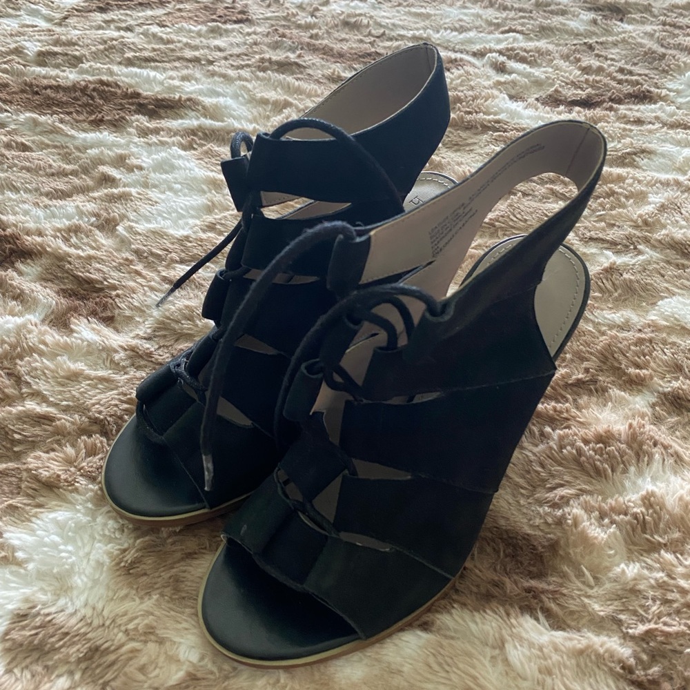 Black Hinge Heels